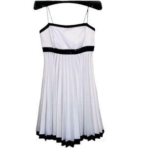 Jessica McClintock Gunner Sax Pleated Formal Dress Junior Size 7